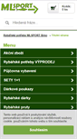 Mobile Screenshot of mlsport.cz