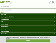 Tablet Screenshot of mlsport.cz